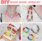 5100 Clay Beads Bracelet Making Kit, Flat Preppy Beads for Friendship Jewelry Making,Polymer Heishi Beads with Charms Gifts